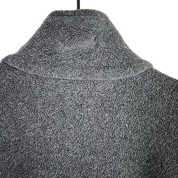 Woolrich Fleece Vest Full Zip Pockets in Heather Charcoal Grey, Size Medium - Picture 8 of 10